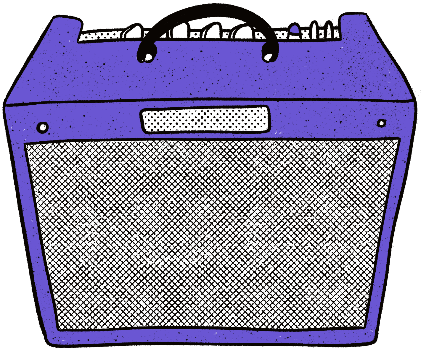 Illustration of a guitar amp